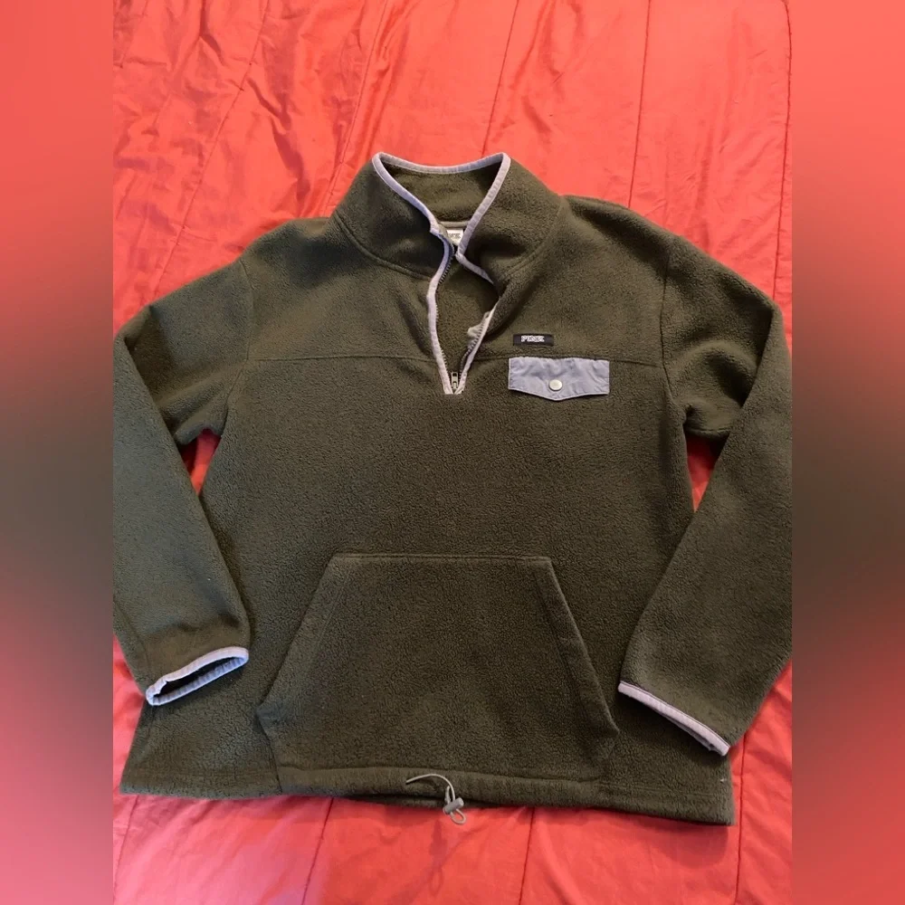 Olive Green Fleece by PINK of Victoria Secret